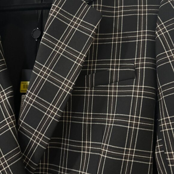 Ariana Blazer – NWT – Size 2 – Black & White Check - Picture 4 of 10